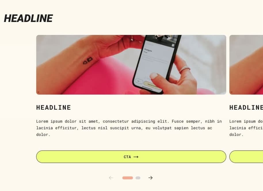 Slider Horizontal