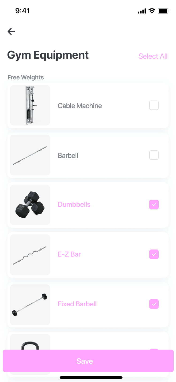 Personalized to your equipment