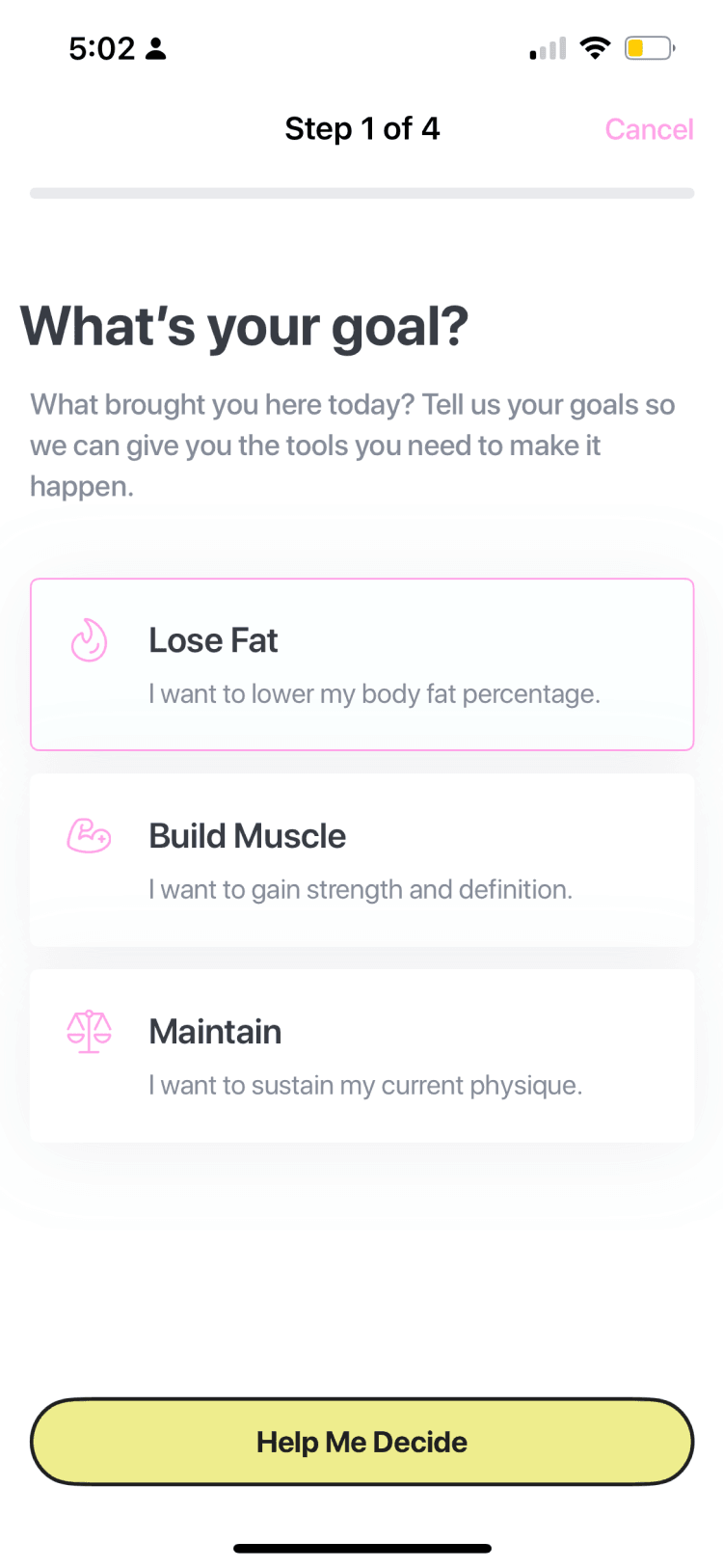 intelligent goal matching