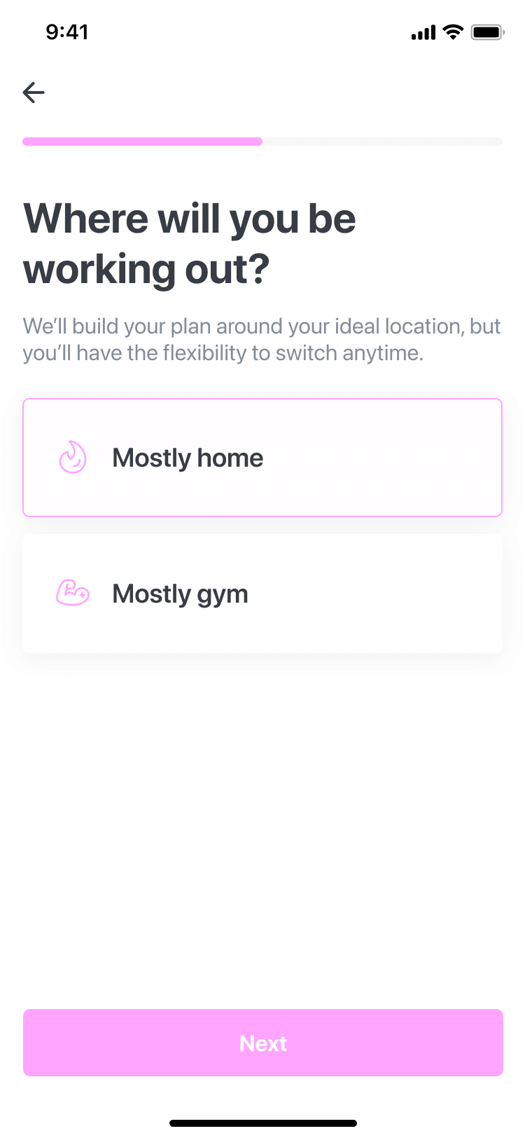 flexibility for home and gym