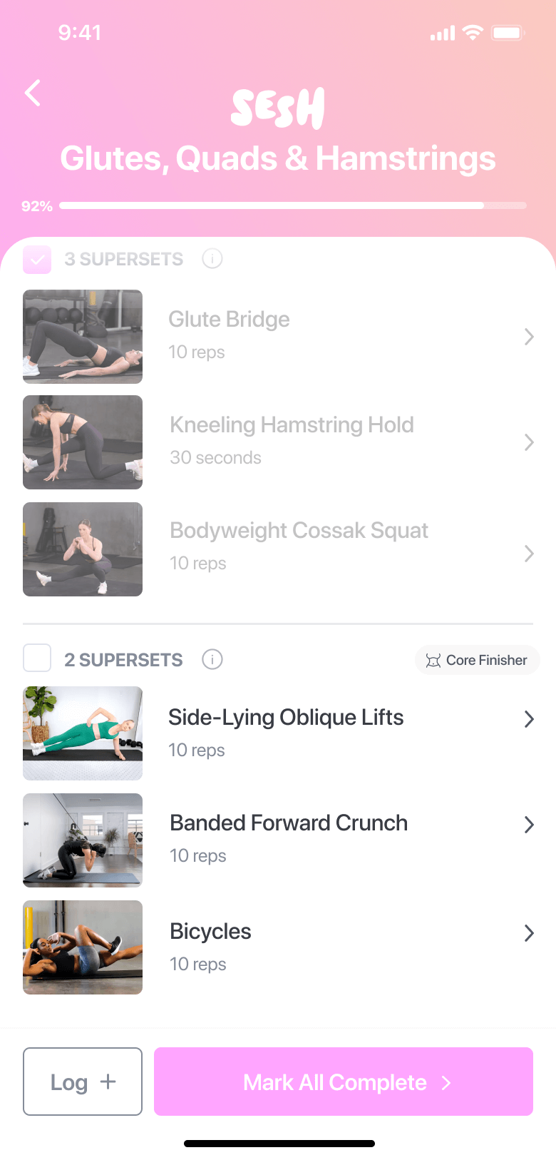 CARDIO & CORE FINISHERS