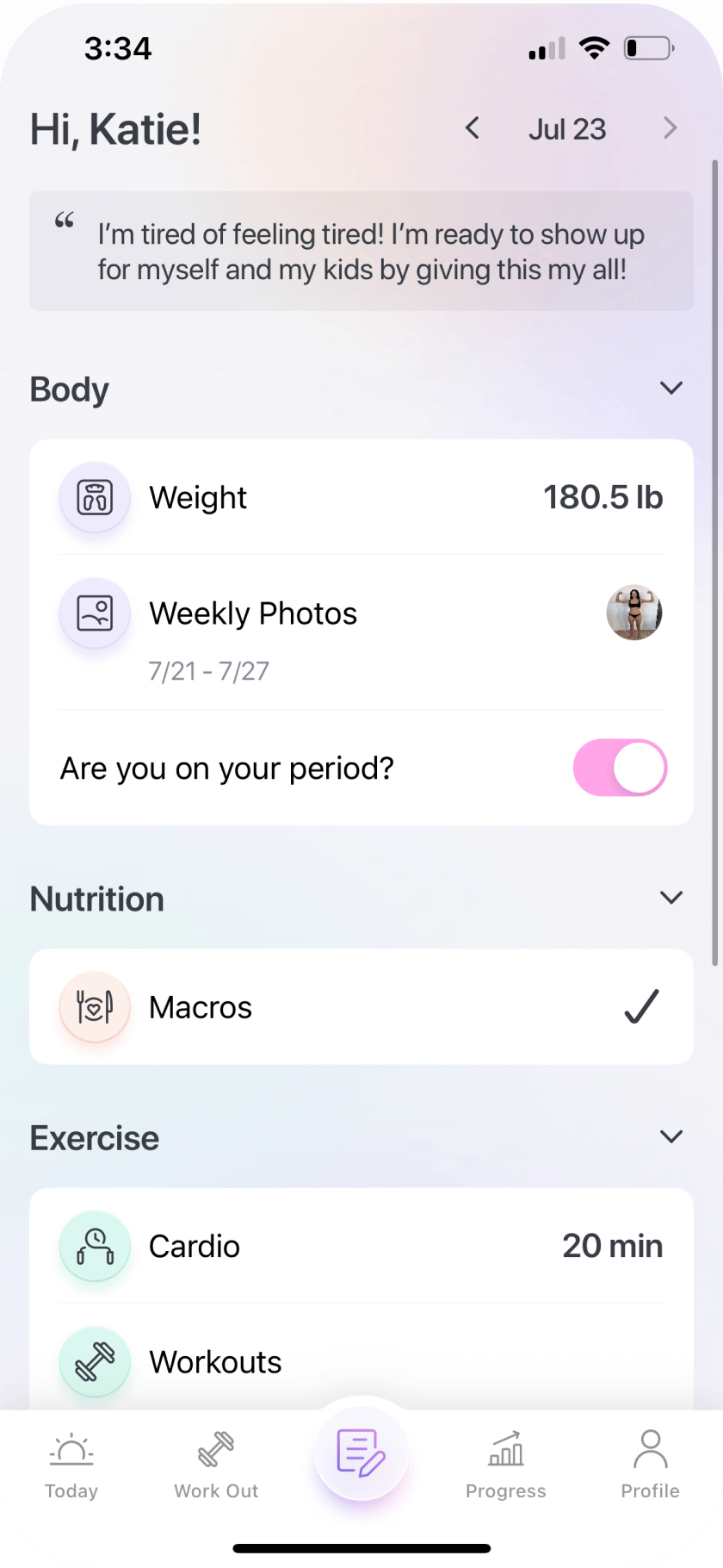 Progress Tracking